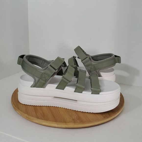 Nike Icon Classic Sandal -  Light Army and Jade Horizon Women's Size 11 - Picture 5 of 11